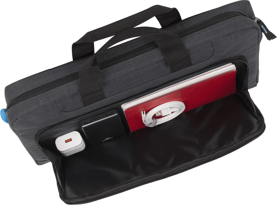 Çantë laptopi RIVACASE 8058 17.3" me Maus pa kabllo, e zezë (bundle)