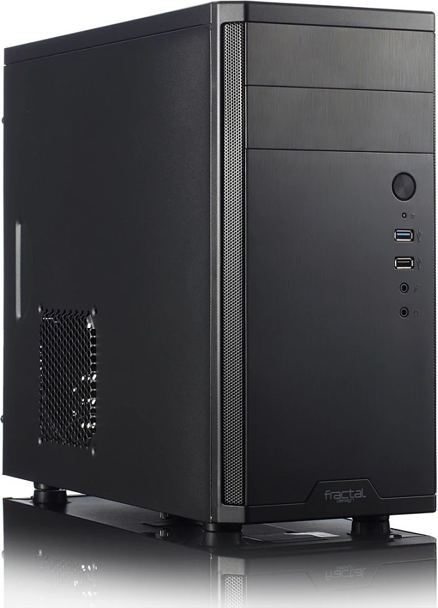 Kasë Fractal Design Core 1100, Mini Tower, micro ATX/Mini-ITX, e zezë