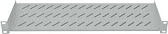 Raft 19" LogiLink 2U, thellësi 406mm, mbajtje 25kg, gri