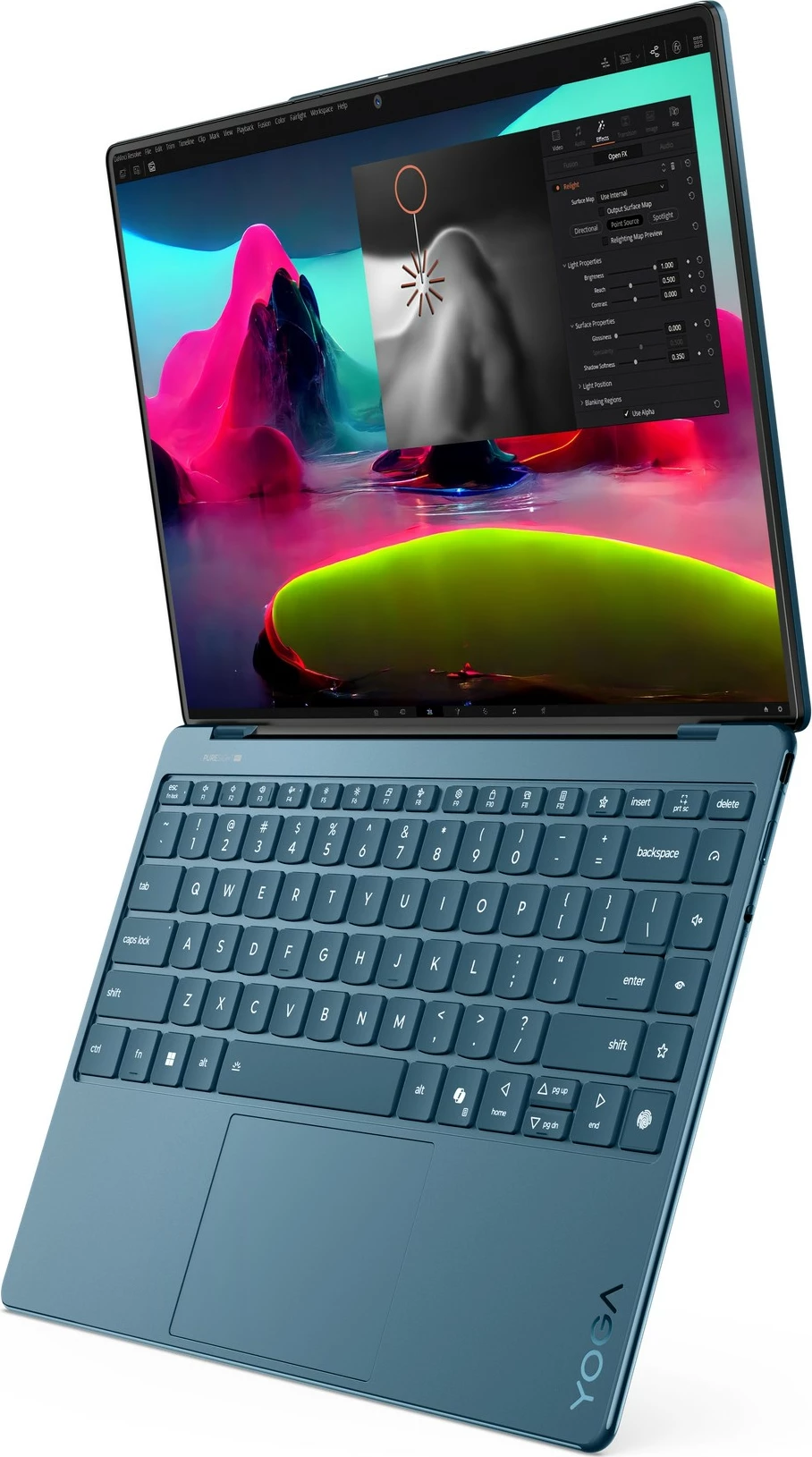 Kompjuter Lenovo Yoga Slim 9 14ILL10 Evo, 14 inç 4K OLED Touch, Core Ultra 7 258V, 32GB/1TB SSD, Win11, kaltër
