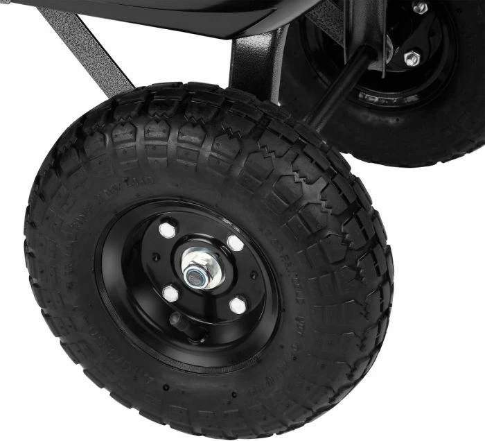 Karrocë kopshti VONHAUS 15/213 75L 250kg, e zezë