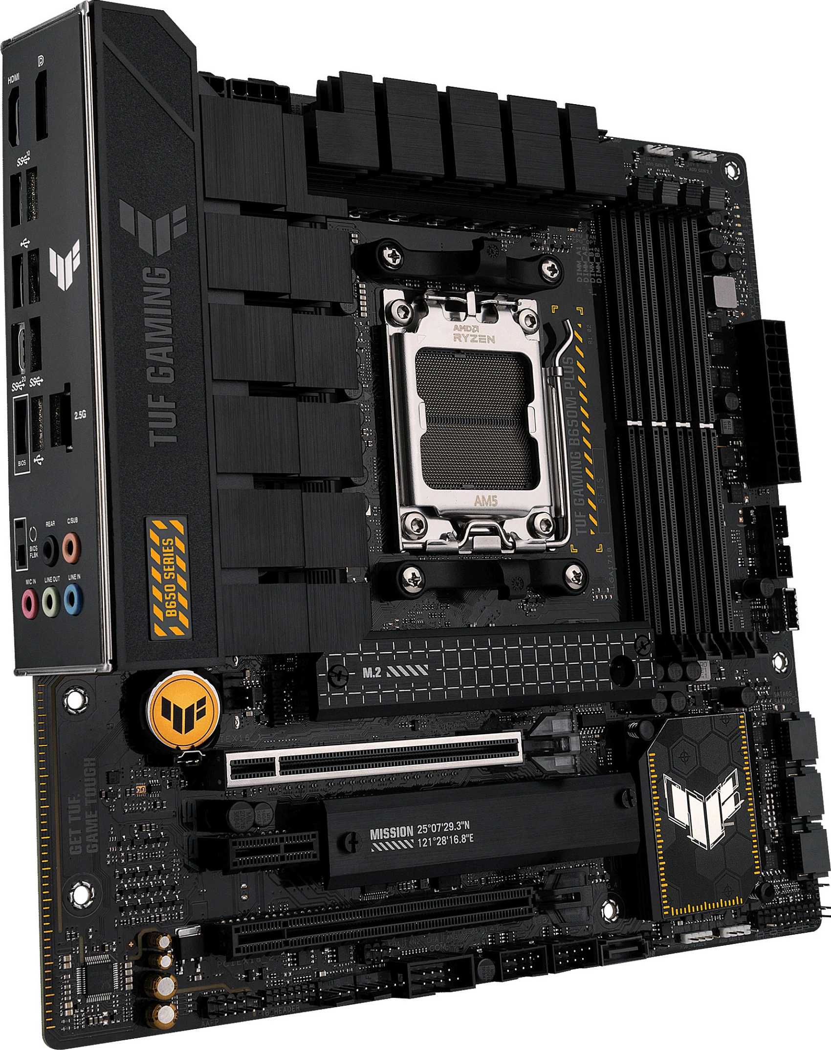 Pllakë amë ASUS TUF GAMING B650M-PLUS, AMD, Socket AM5, DDR5-SDRAM, 128 GB