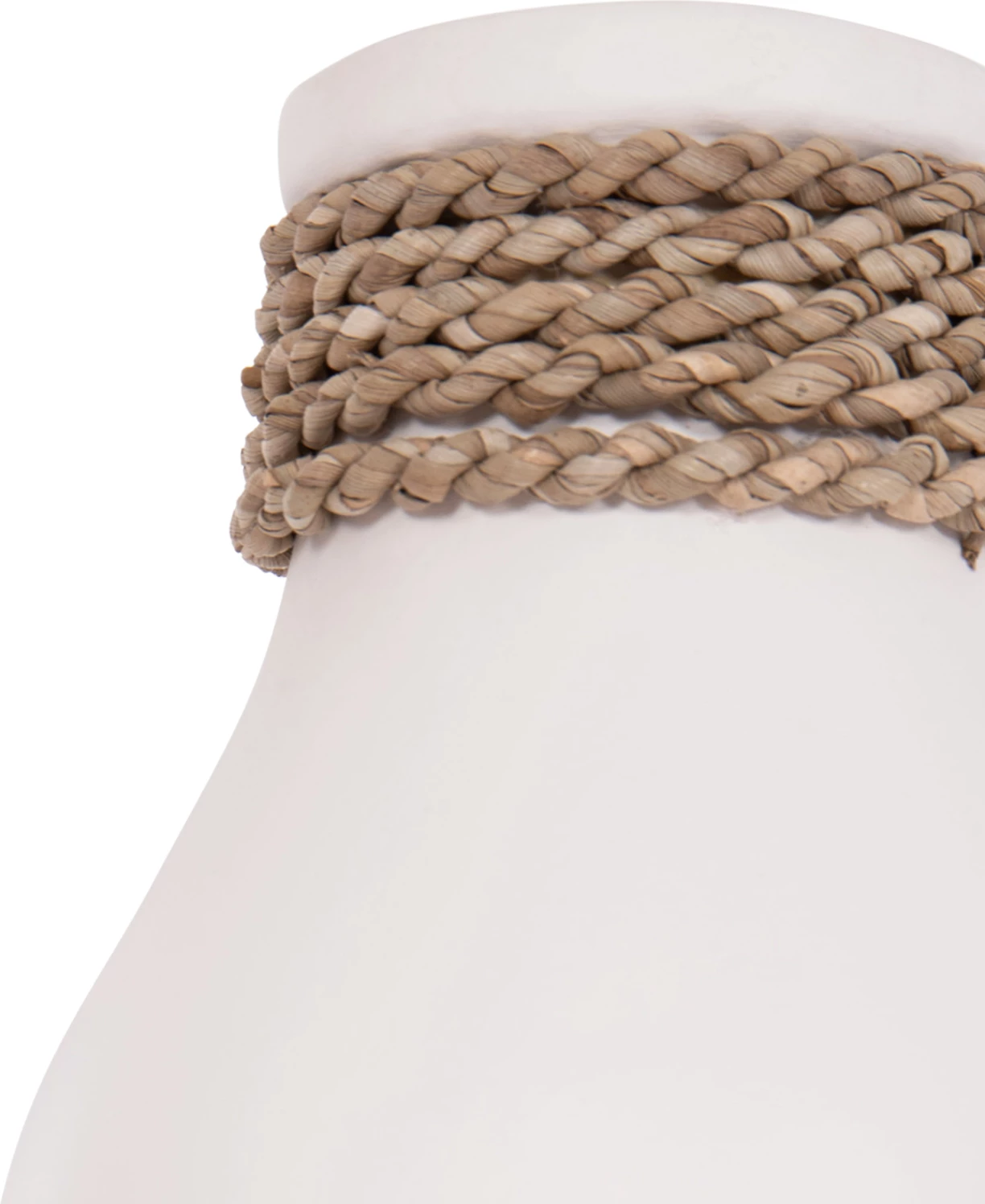 Vazo dekorative tavoline CAMMER, terrakotë e bardhë, FH4687.02M, 13x34cm