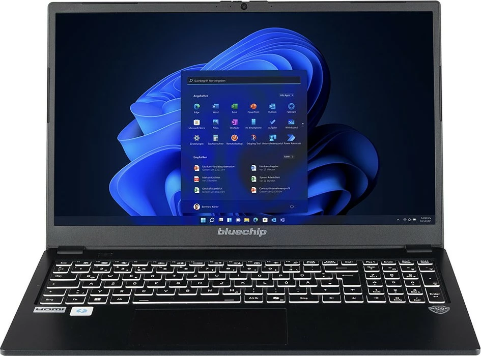 Laptop bluechip TRAVELline B15W60, Core i5, 16GB RAM, 500GB SSD, 15.6 inç, e zezë