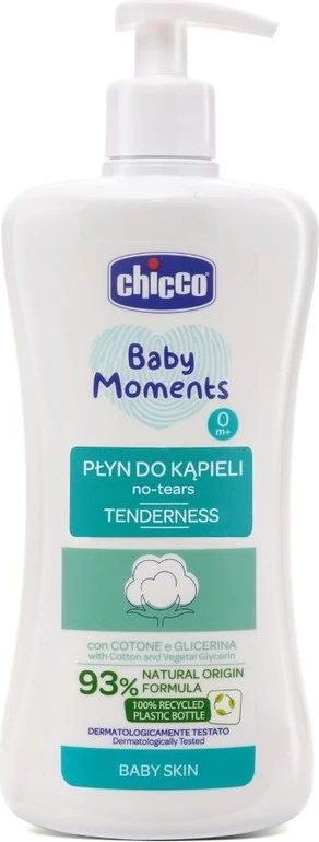 Lëng për banjë bebe Chicco Baby Moments Tenderness 0m+, 500ml