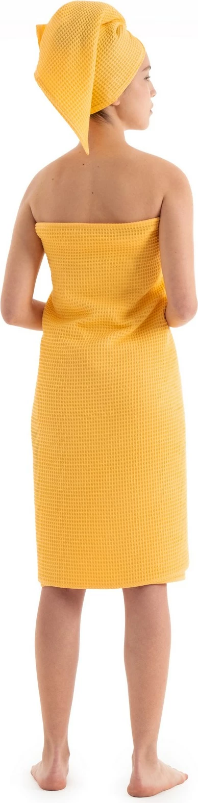Set peshqirësh (2 copë), Mijölnir, waffle, ngjyrë e verdhë