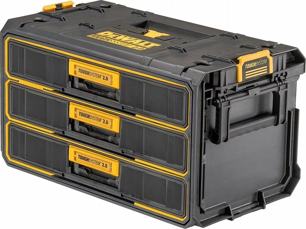 Kuti veglash DeWalt ToughSystem 2.0 DWST08330-1, 3 sirtarë, 55.4x31.4x32 cm, plastikë, gri