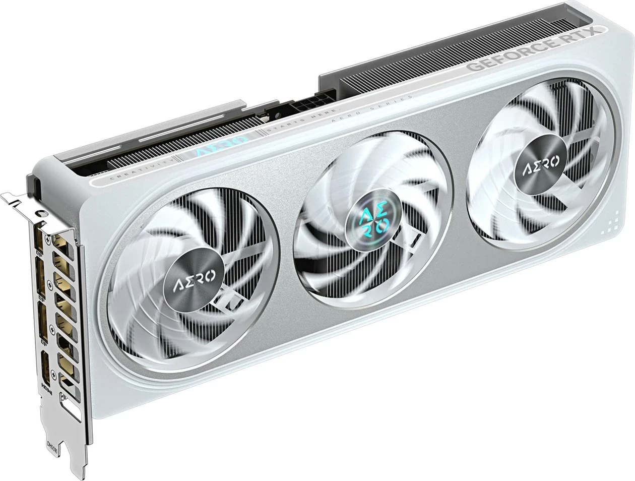 Kartelë grafike Gigabyte GeForce RTX 5060 Ti AERO OC 16G, 16 GB GDDR7, PCI-E 5.0, e bardhë