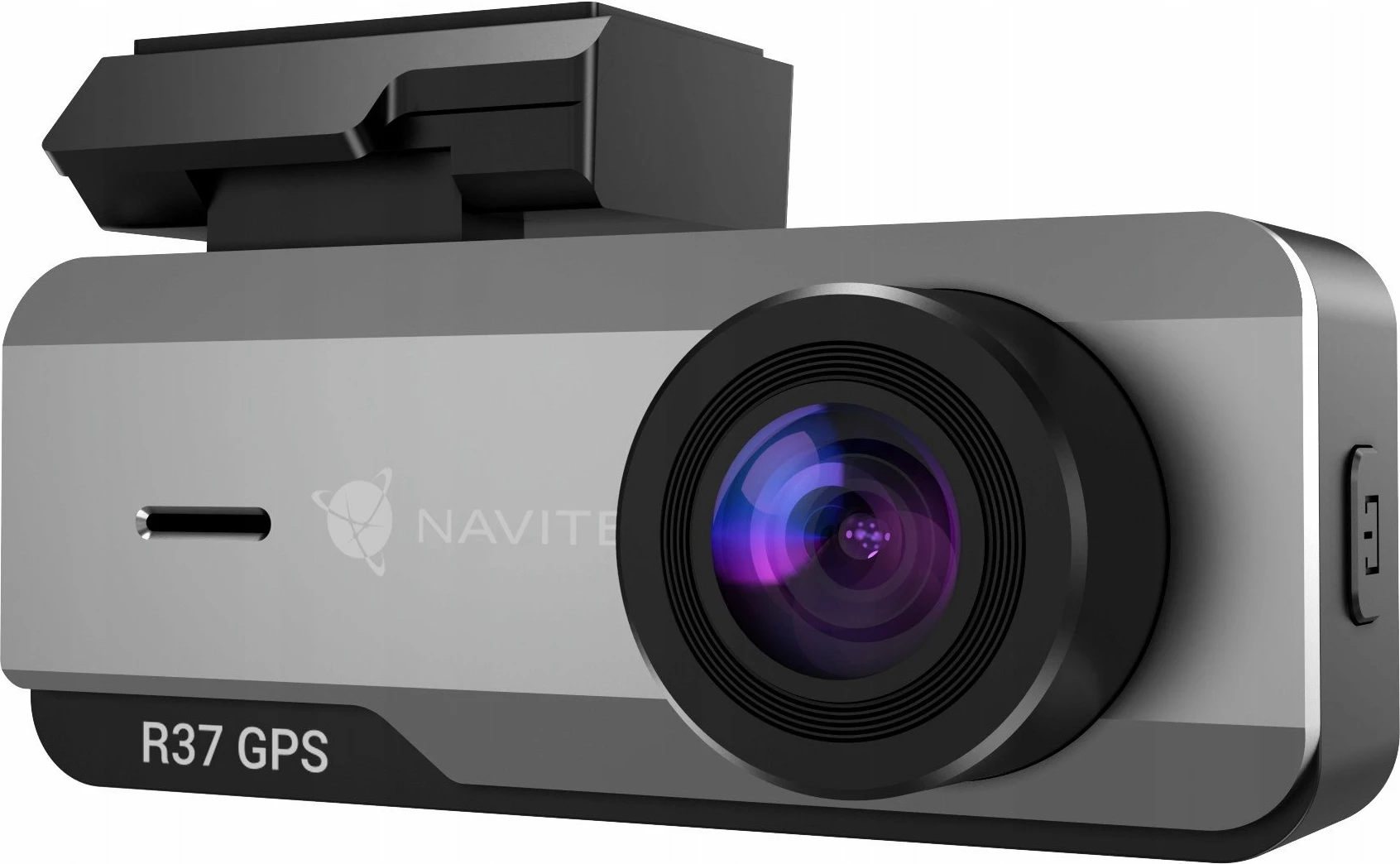 Dashcam Navitel R37 GPS Full HD 1080p 140° Wi‑Fi microSD deri 256GB, gri/zi