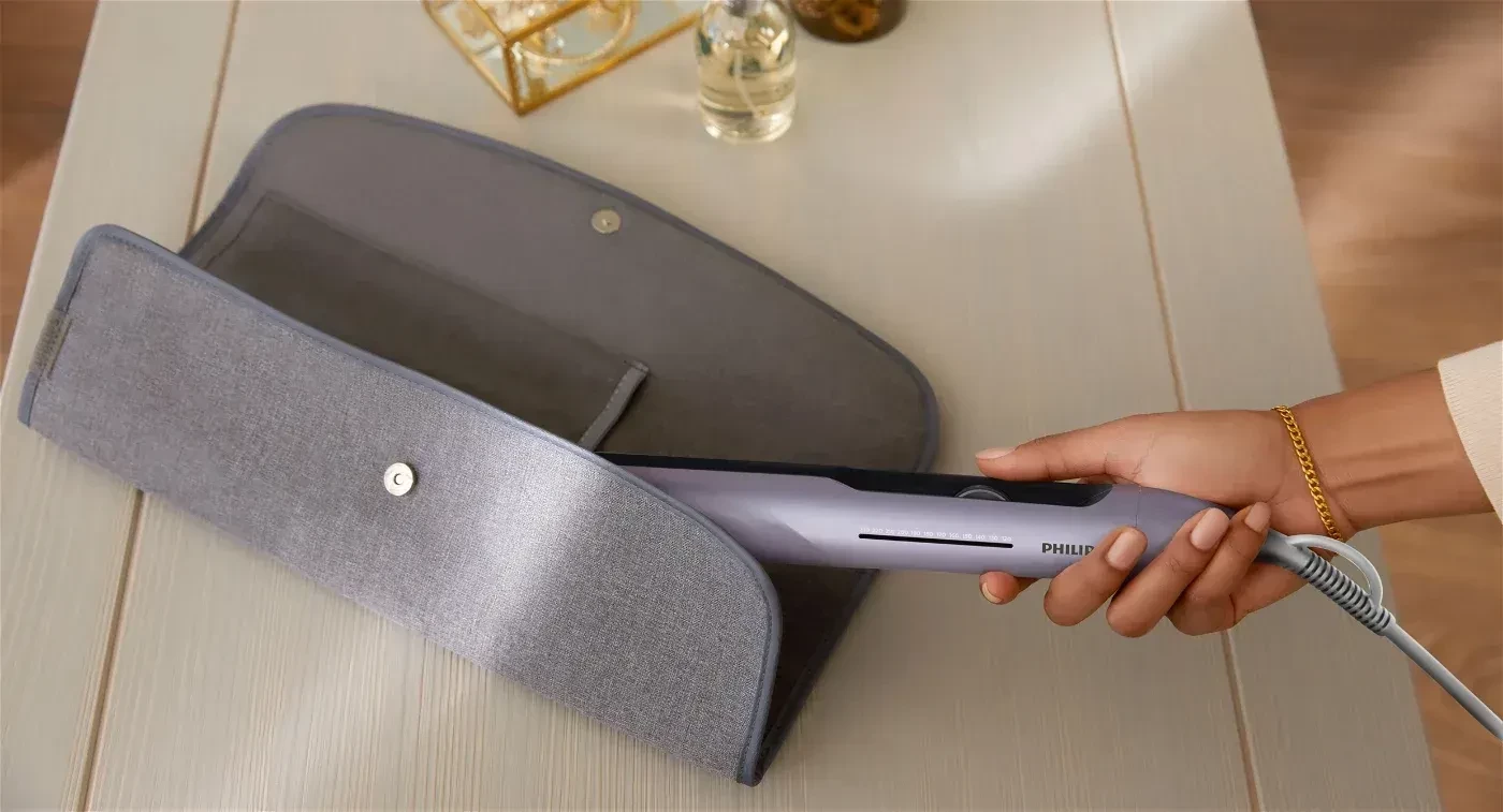 Drejtuese flokësh Philips BHS742/00, ngjyrë vjollcë