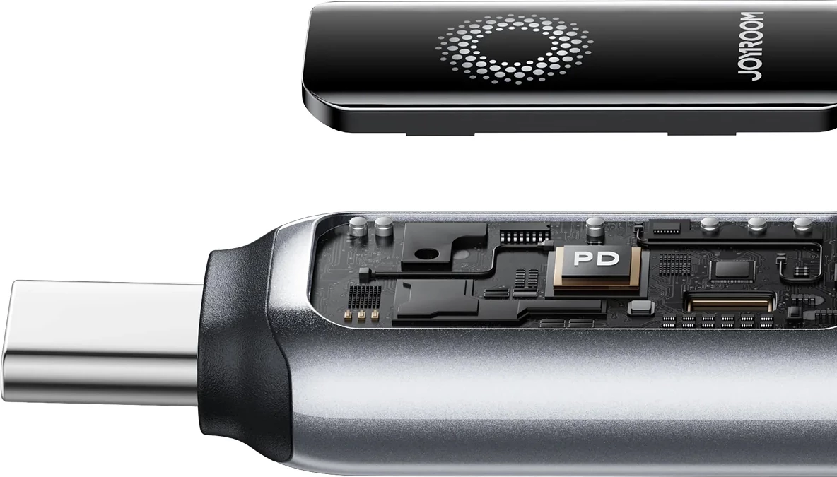 Kabllo USB-C në Lightning Joyroom S-A55 StarFlight 30W 1.2m, e zezë