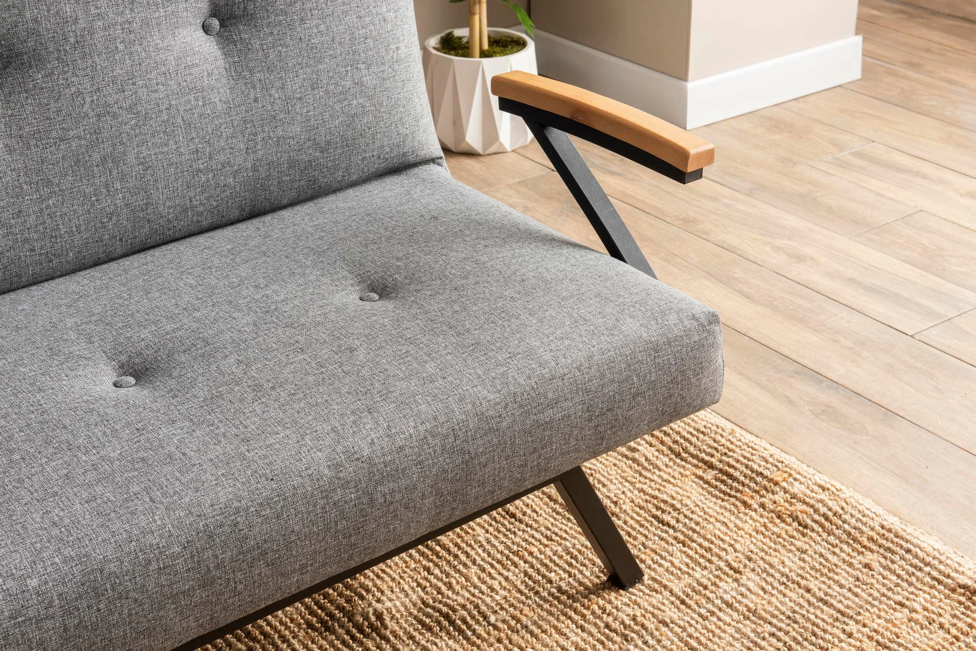 Divan-krevat 3 vendësh, Atelier del Sofa, Zven, gri e çelët