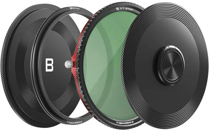 Filtër magnetik Freewell V2 Series VND/CPL 3-7 Stop, 82mm