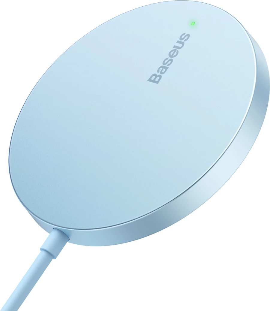 Karikues wireless Baseus Simple Mini3, MagSafe Qi, 15W, Blu