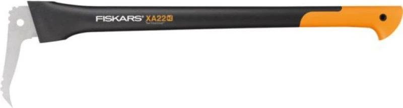 Mjet për drurë sappie, Fiskars XA22 1003623, bosht i gjatë 78 cm, grep çeliku me dhëmbëza, peshë rreth 0.75–1.02 kg, e zezë/portokalli