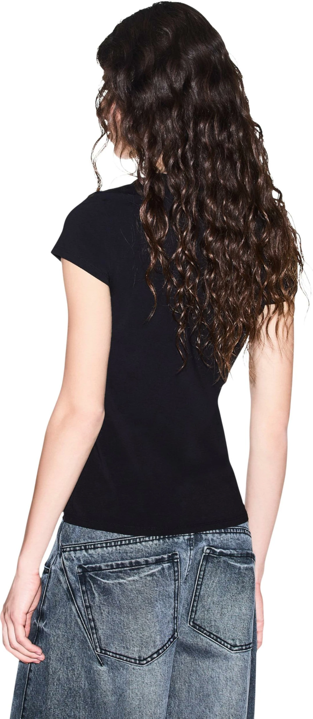 Maicë për femra Armani Exchange XW002811 AF16294, e zezë [Madhësia: S]
