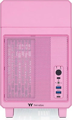 Kasë Thermaltake TR100 Bubble Pink, Mini Tower Mini-ITX, SFX/SFX-L, USB-C, Rozë
