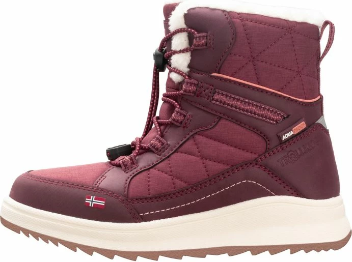 Çizme dimri për fëmijë Trollkids, të kuqe/vjollcë