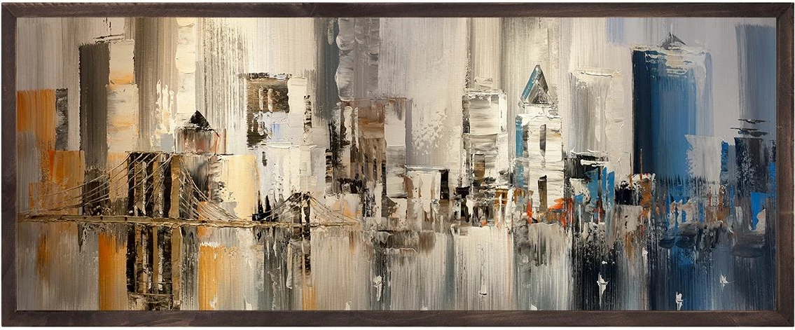 Pikturë dekorative me kornizë, MDF, shumëngjyrëshe, Wallity, Artsmdfyty61-7033, 33x70cm