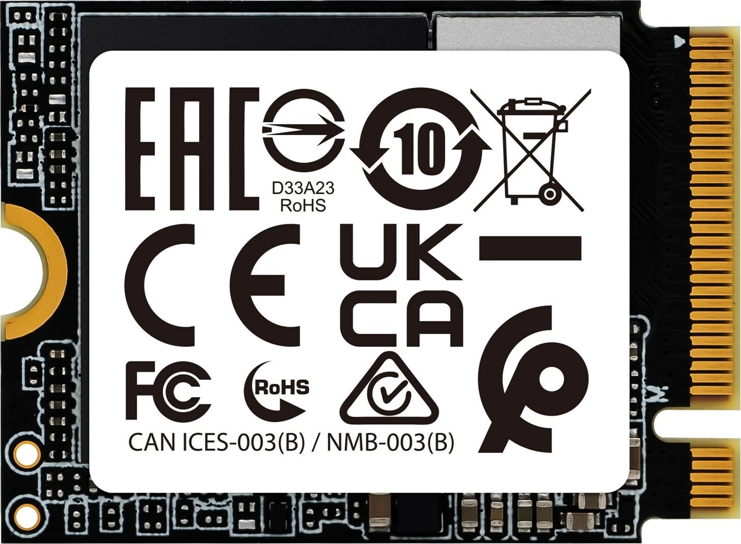 SSD ADATA GAMMIX S55 1TB, PCIe Gen4x4, e zezë