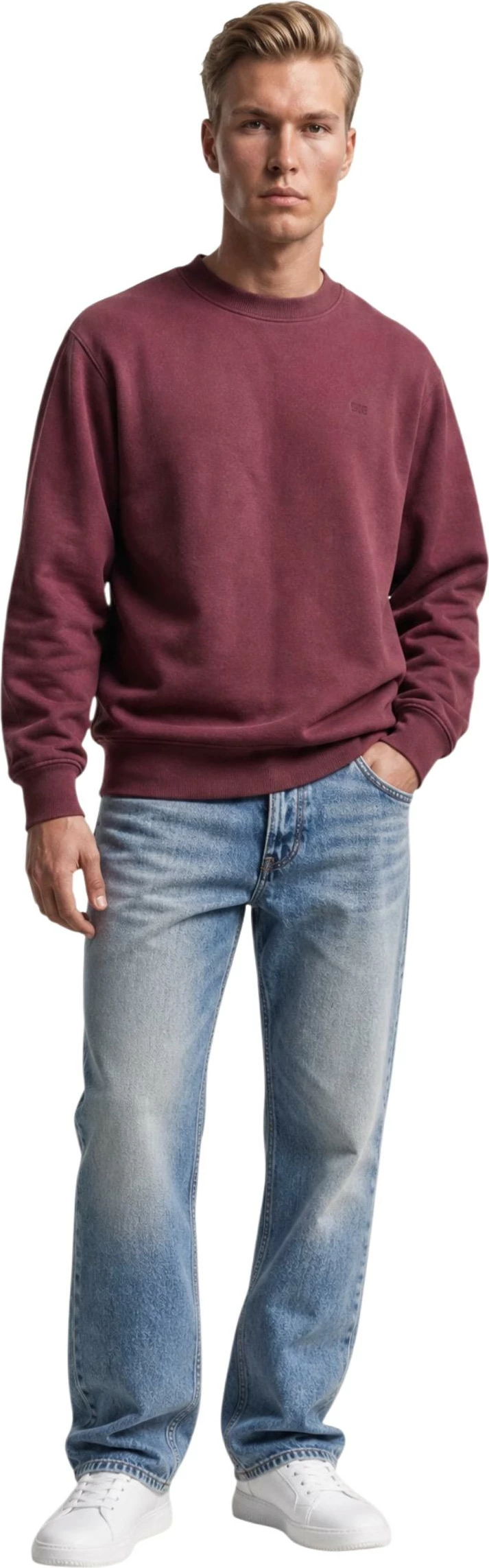 Duks për meshkuj Levi's 35909-0086, bordeaux [Madhësia: L]