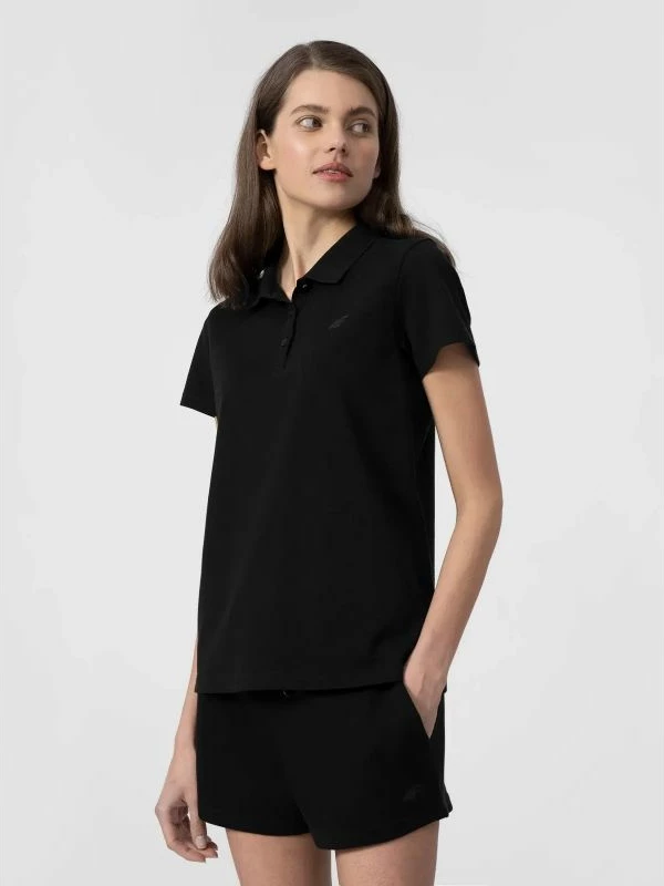 Maicë polo për femra 4F, e zezë [Madhësia: XS]