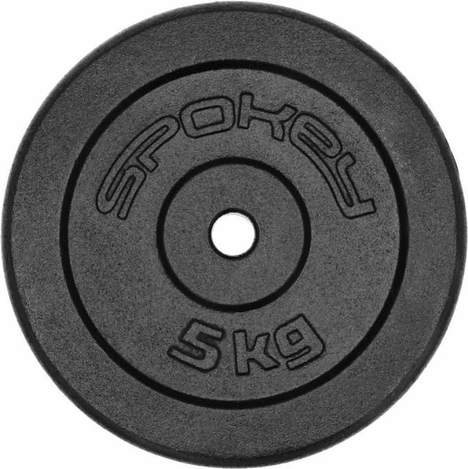 Peshë hekuri Spokey, 5kg, e zezë [Madhësia: 5 kg]