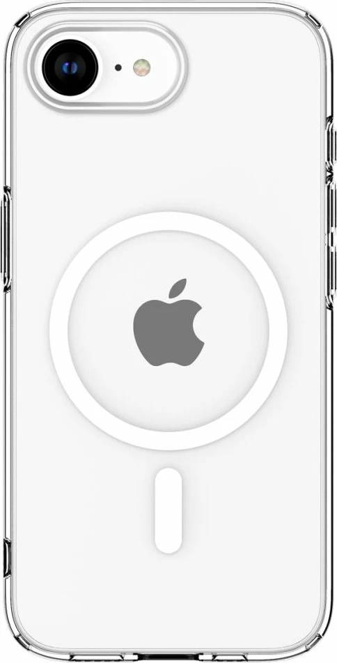 Mbështjellës Spigen Liquid Crystal Mag MagSafe për iPhone 16e, Transparent