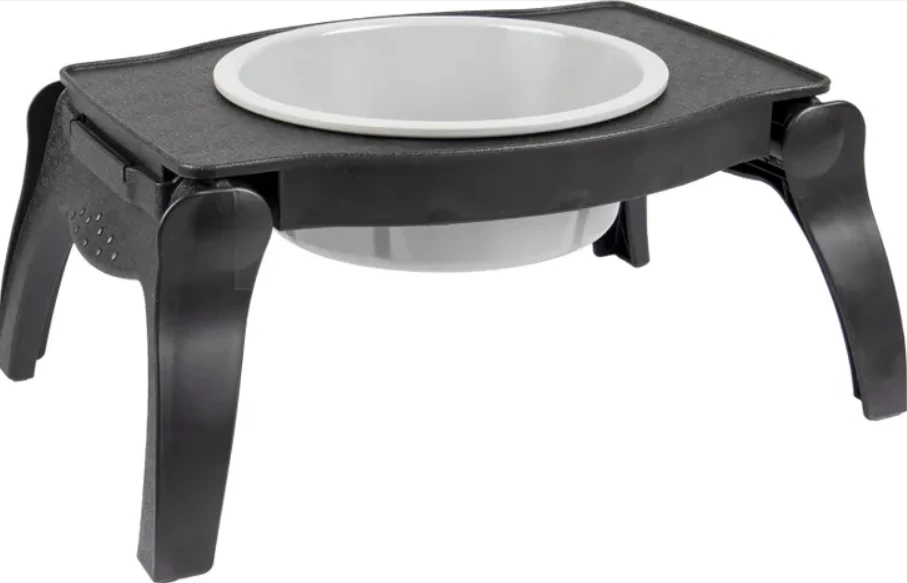 Tas me mbajtëse për ushqim dhe pije për qen Flamingo