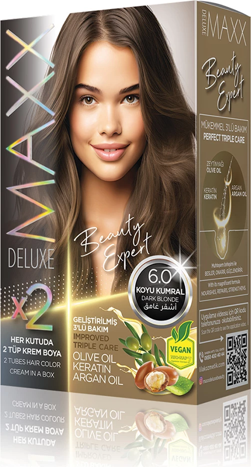 Ngjyrë për flokë SET B-EXPERT 6.0 Dark Blonde, 2 x 50 ml