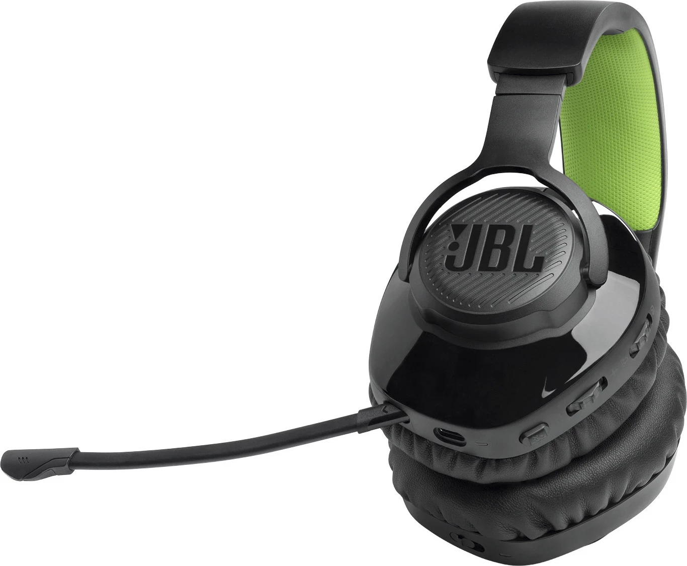 Kufje gaming JBL Quantum 360X wireless për Xbox, me mikrofon të heqshëm, të zeza-jeshile