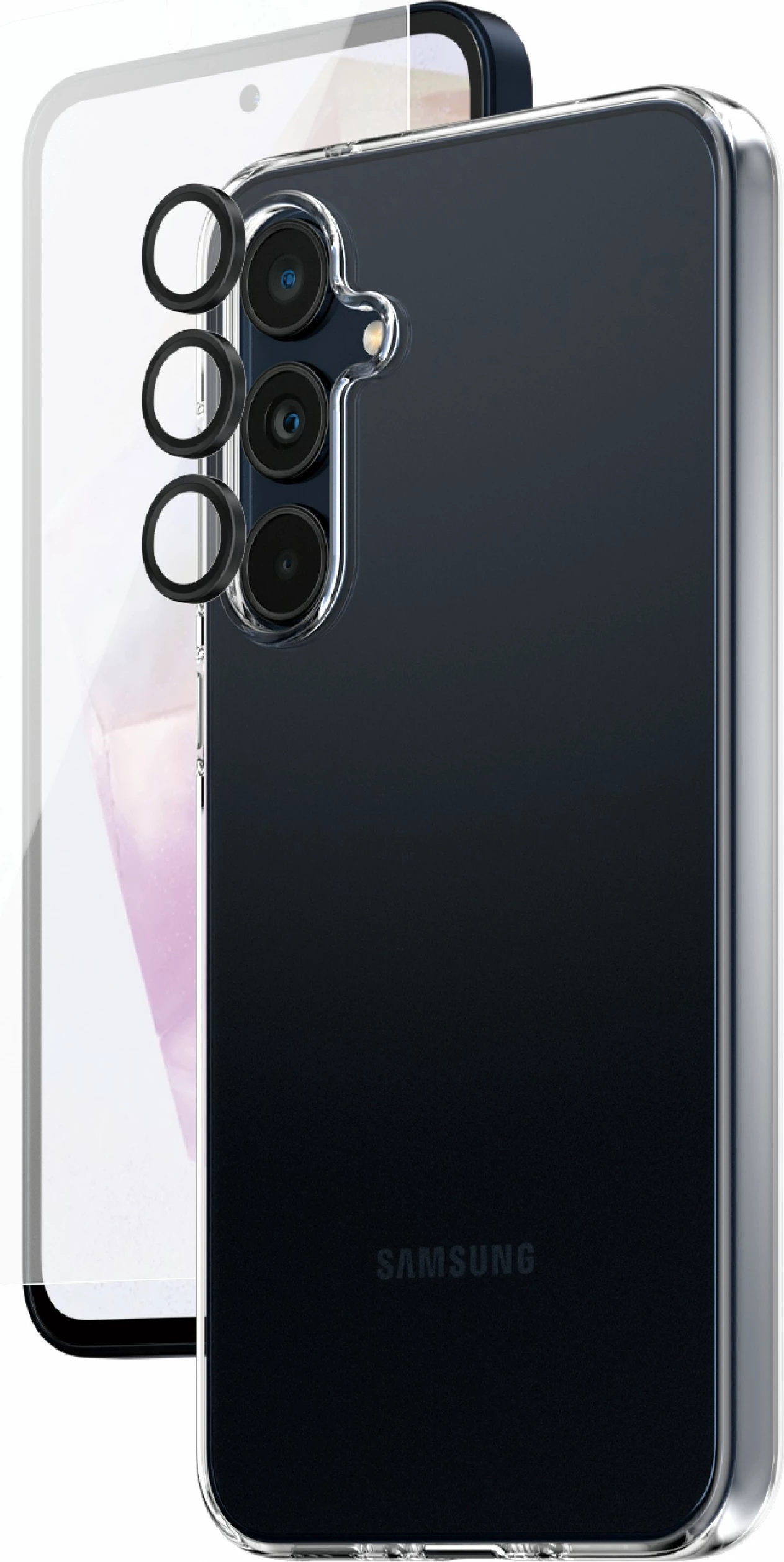 Mbështjellës PanzerGlass SAFE. 3-in-1 për Samsung A35 5G, transparent