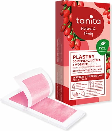 Shirita depilimi për trup me dyllë Tanita Natural& Fruity, 12 pcs