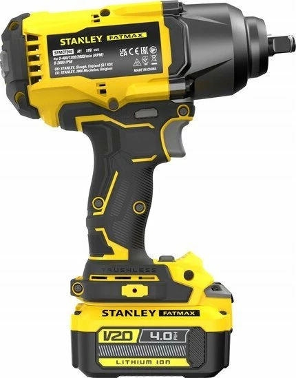 Çelës impakti Stanley SFMCF940M1 18 V 1/2" 949 Nm, 1x bateri 4 Ah, me valixhe, verdhë/zi