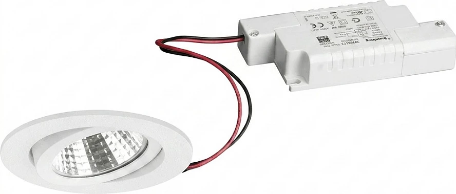 Spot LED i futur Brumberg Nivalis 39263173, 8W, 3000K, 650lm, Ø68mm, i bardhë