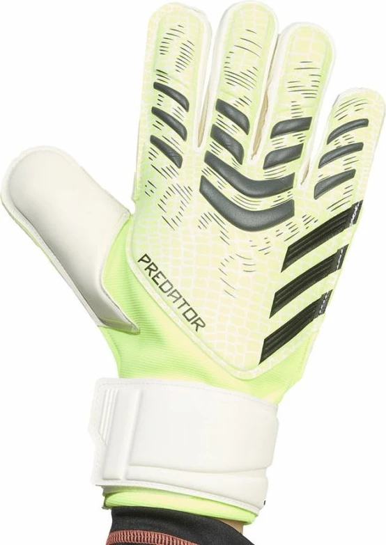 Doreza portieri adidas për meshkuj/femra, të bardha/verdha