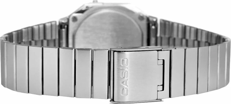 Orë dore uniseks Casio A700WE-1AEF, argjendtë, me kuti