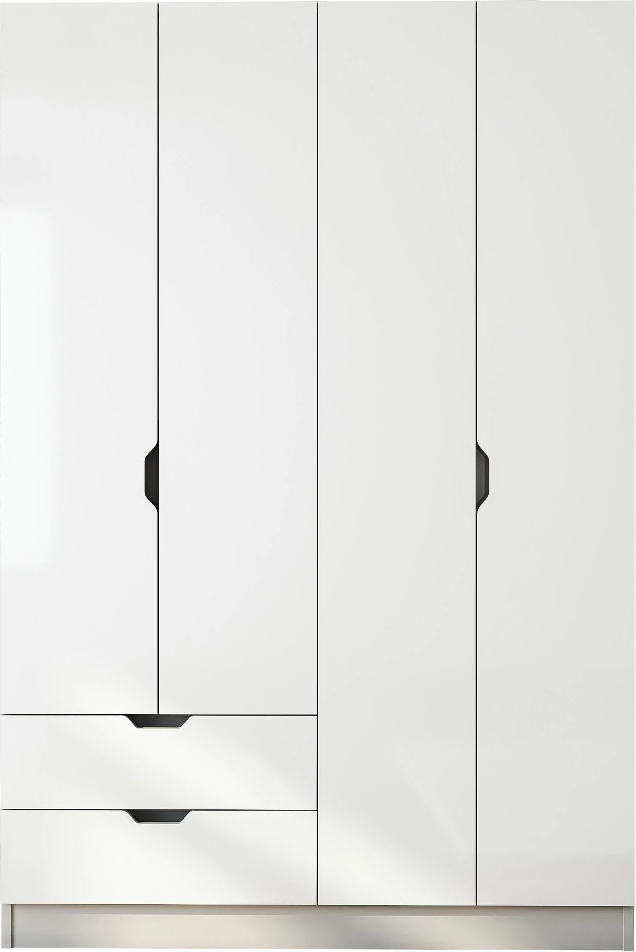 Dollap Skye Decor, RB-156, ngjyrë e bardhë mat, 120x180x45cm