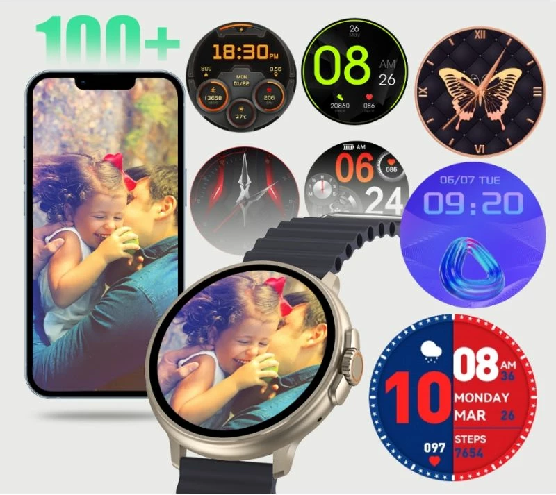 Smartwatch RUBICON unisex, e zezë