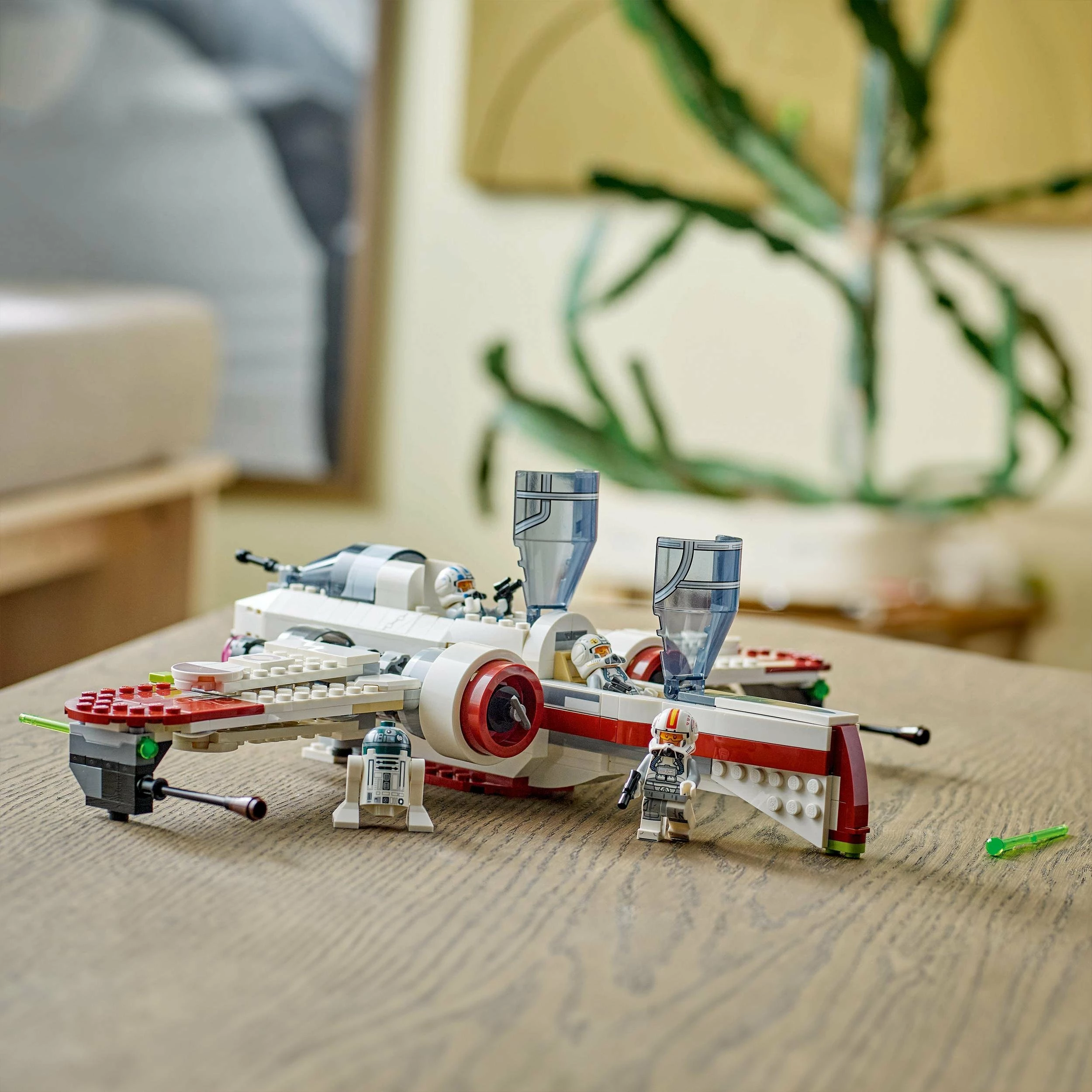 Set ndërtimi LEGO Star Wars ARC-170 Fighter 75402, 497 pjesë, 9+ vjeç, bardhë/kuqe