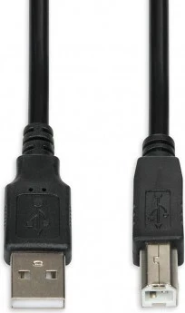 Kabllo USB iBox IKU2D, USB 2.0, type A/B, 1.8m, e zezë