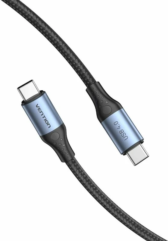 Kabllo USB-C në USB-C Vention, e zezë