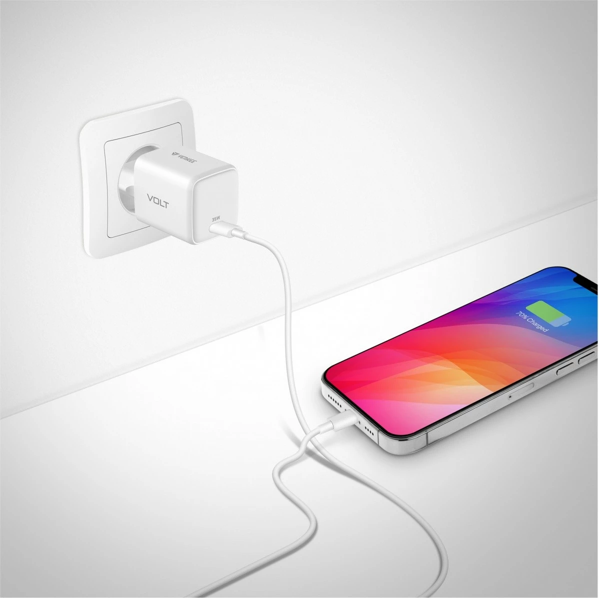 Karikues muri YENKEE YAC G35 VOLT, 35W, USB Type-C, Bardhë