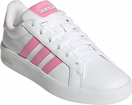 Atlete fëmijë adidas Grand Court 3.0 HP3528, të bardha dhe rozë
