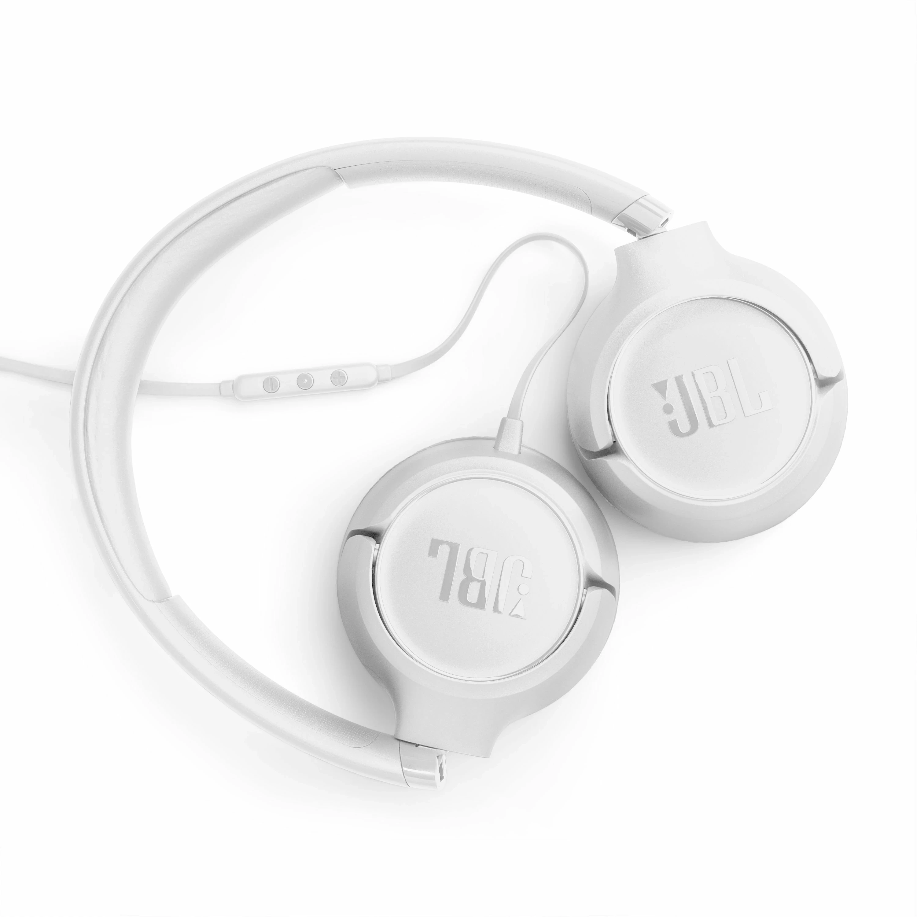 Kufje JBL Tune 530C USB-C, me mikrofon, me telekomandë inline, të palosshme, të bardha