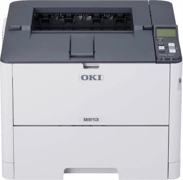 Printer laser OKI B513dn A4 1200x1200 DPI, monokrom, duplex, LAN gigabit, 512 MB, gri/bardhë