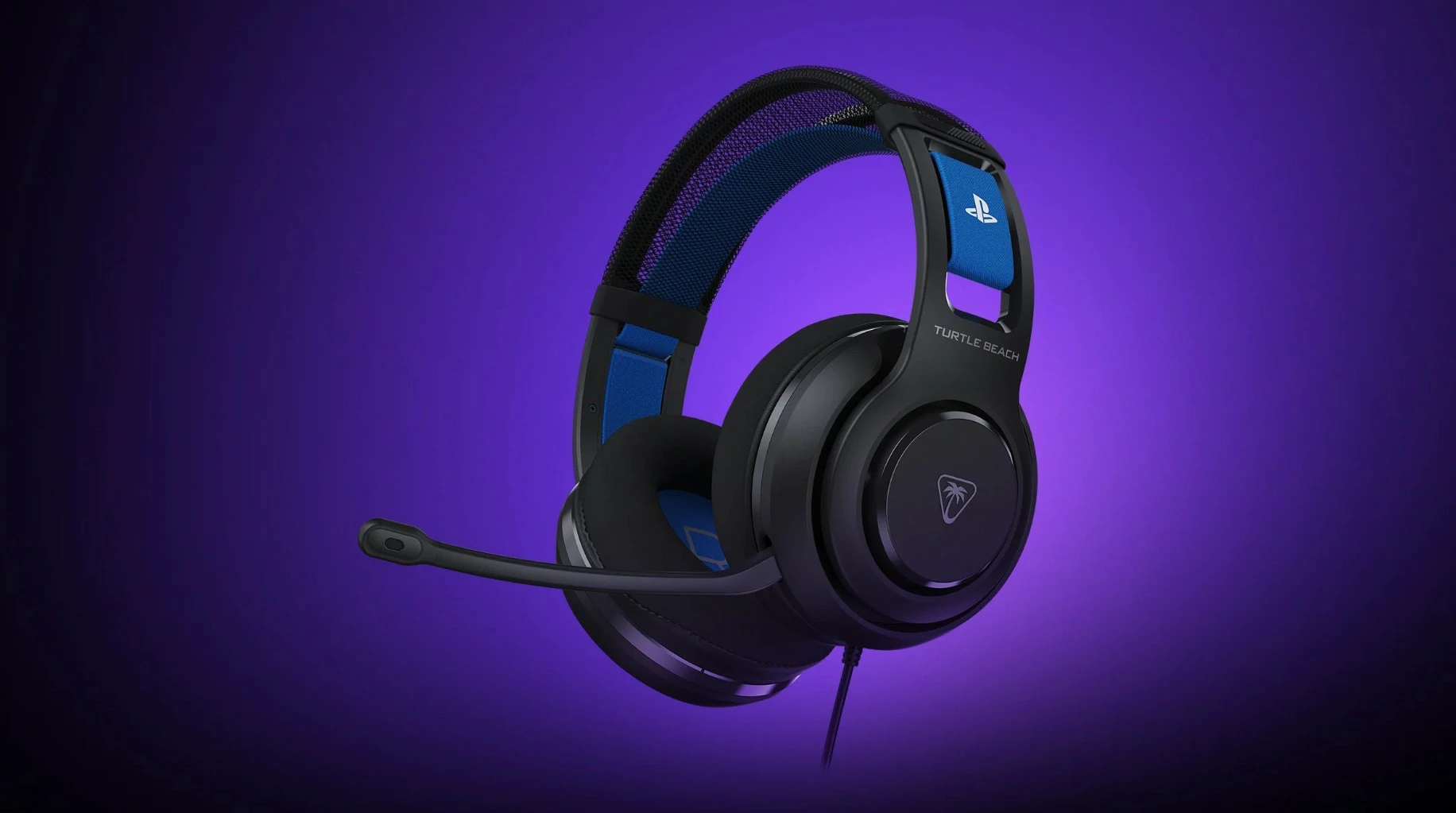 Kufje gaming Turtle Beach Atlas 200 PS, me kabllo 3.5 mm, 50 mm, mikrofon flip-to-mute, të zeza