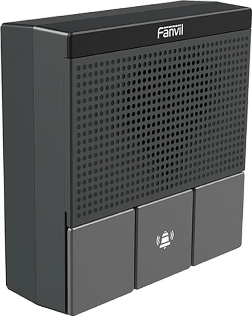 Interkom SIP Fanvil A10, Wired, PoE, RJ-45, IP54, montim në mur, Zi/Hiri