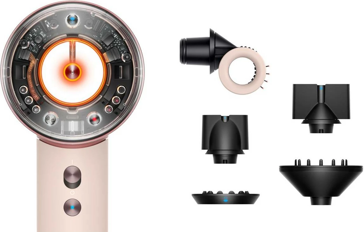 Tharëse flokësh Dyson Supersonic Nural HD16 (113407) Qeramike Rozë/Ar i Artë e Drejtë+Me Valë