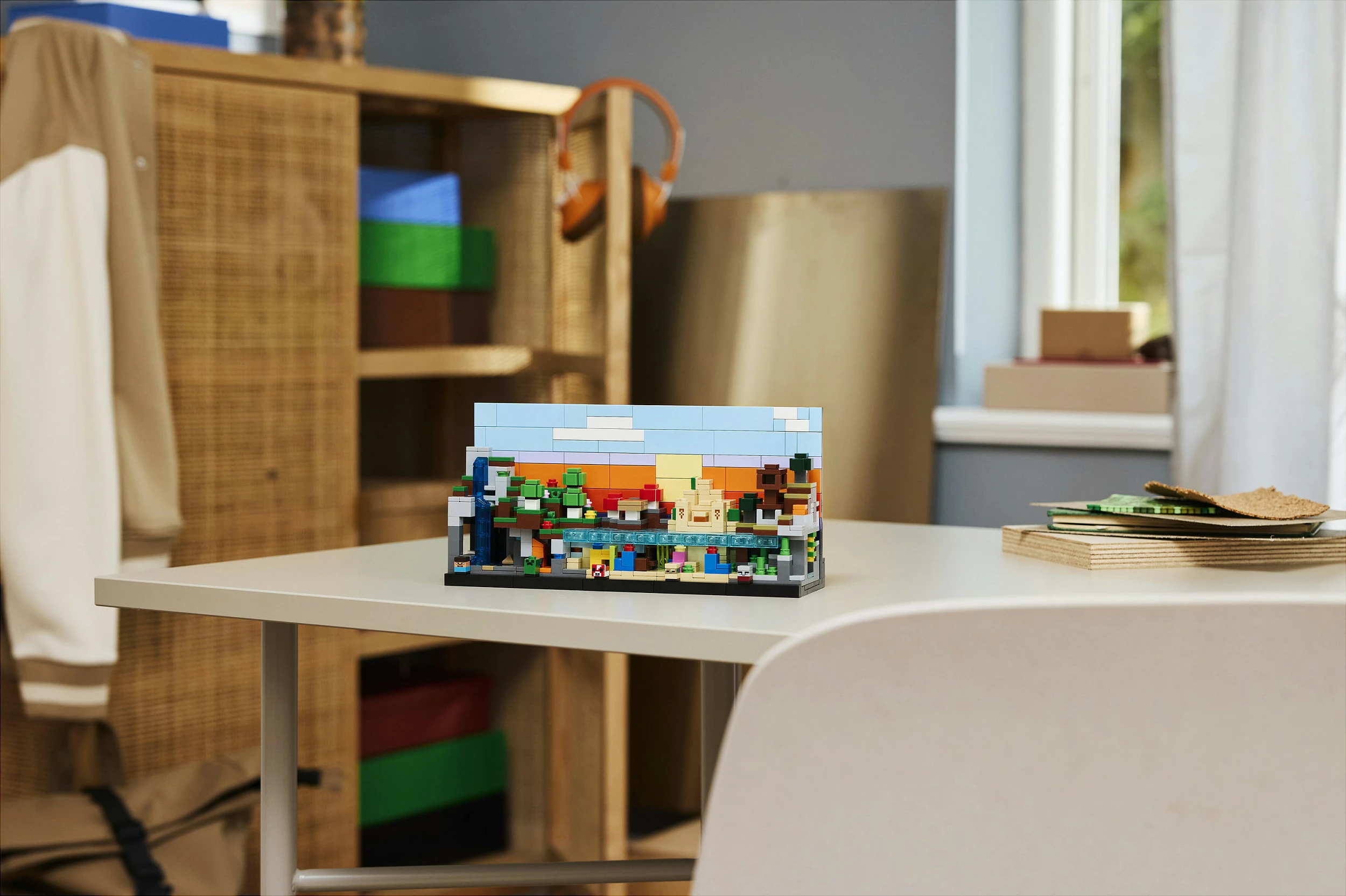 Set ndërtimi LEGO Minecraft Mini Biomes 21589, 797 copë, 12+, shumëngjyrësh